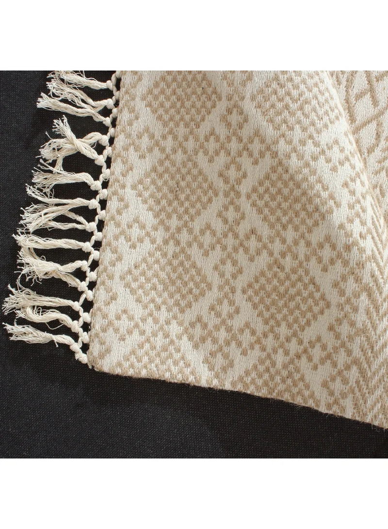 Home Box Aveza Jute Cotton Jacquard Rug 230 x 160 cm