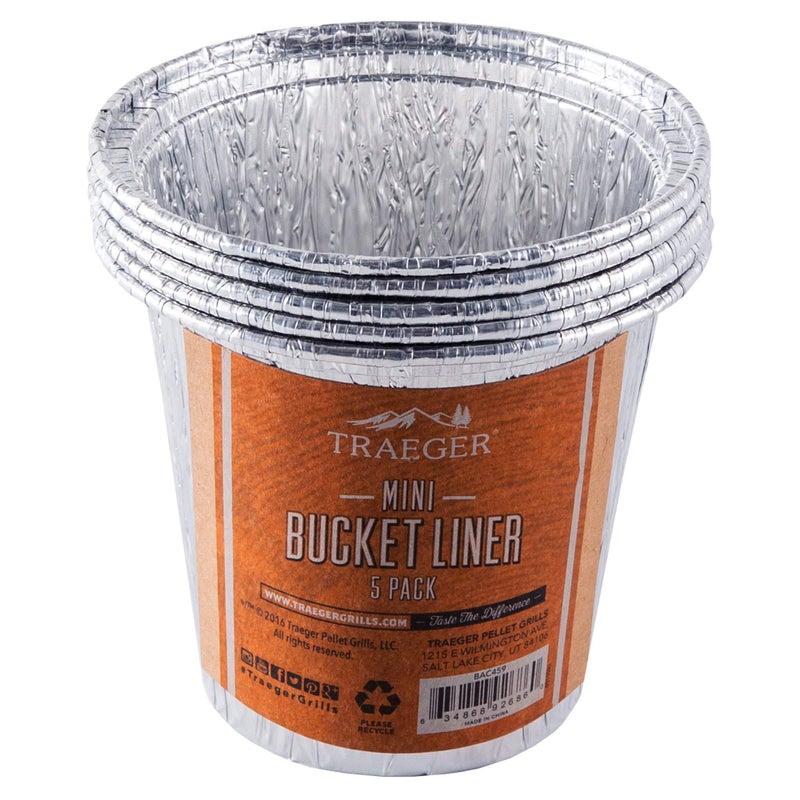 Traeger Grills BAC459 Mini Grease Bucket Liner Grill Accessory, 5 Count - Image 5