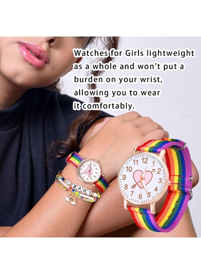 ACYYH Kids Watches Kids' Analogue Watch Rainbow Watches Bracelet Quartz watches Children's watches - Image 3