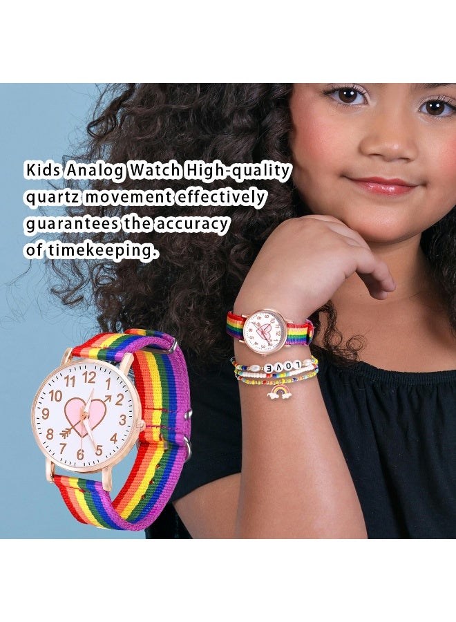 ACYYH Kids Watches Kids' Analogue Watch Rainbow Watches Bracelet Quartz watches Children's watches - Image 4
