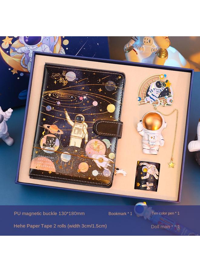 Bluejw 2023 Opening Season Learning Prizes Astronaut Stationery Suit Gift Box Boy's Birthday Gift Hand Account Big Gift Bag - Image 1