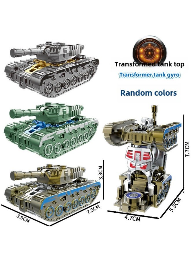 Generic - Fingertip Gyro Decompression Artifact Deformable Finger Gyro Decompression Finger Spiral Fingertip Toy Wholesale-Colour:Round Deformed Dinosaur-random Color - Image 1