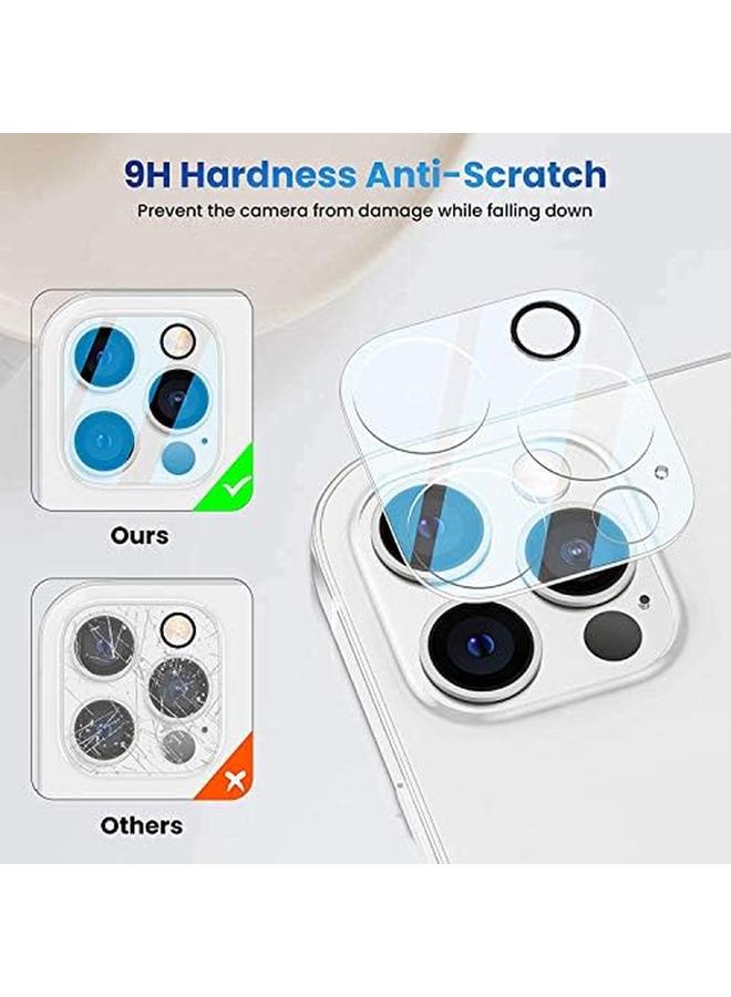 إيروريكس متوافق مع ايفون 12 12 ميني 12 برو 12 برو ماكس واقي عدسة الكاميرا ايفون 12 واقي شاشة عدسة الكاميرا عالي الدقة من الزجاج المقوى لهاتف ايفون ايفون 12 برو - Image 3