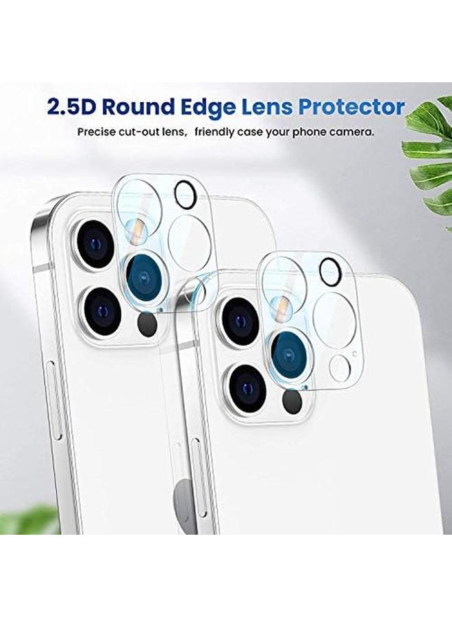 إيروريكس متوافق مع ايفون 12 12 ميني 12 برو 12 برو ماكس واقي عدسة الكاميرا ايفون 12 واقي شاشة عدسة الكاميرا عالي الدقة من الزجاج المقوى لهاتف ايفون ايفون 12 برو - Image 5