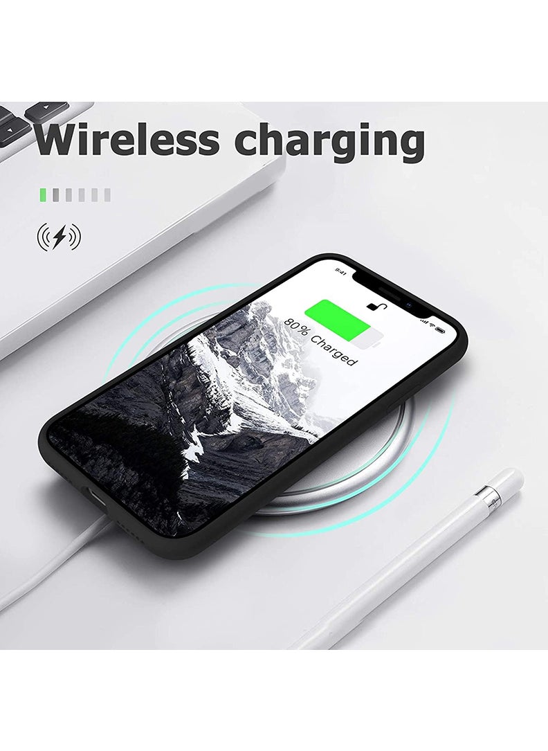 Theodor - Protective Slim Fit Case Liquid Silicone Cover with Full Body Protection Anti-Scratch Shockproof Case For iPhone 15 Plus Black - Mode special - Image 1