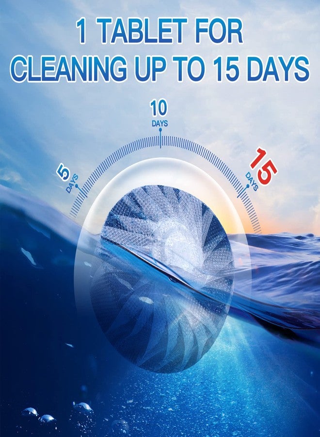 Vacplus Automatic Toilet Bowl Cleaner Tablets, Bathroom Toilet Tank Cleaner (30 PACK), VA-T165 - Image 4