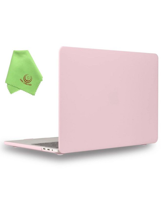 UESWILL حافظة صلبة غير لامعة متوافقة مع ماك بوك برو 15 بوصة إصدار 2016-2019 مع شريط اللمس ونموذج USB-C A1990 A1707 روز كوارتز - Image 2