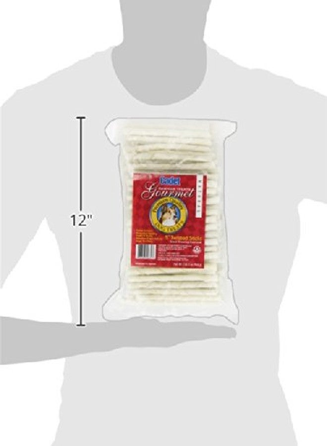 Cadet Premium Grade Beef Hide for Dogs, Long Lasting Rawhide Twist Chew Sticks, Natural Dog Chews, 5 Inch Dog Bones (34 Count) - Image 3