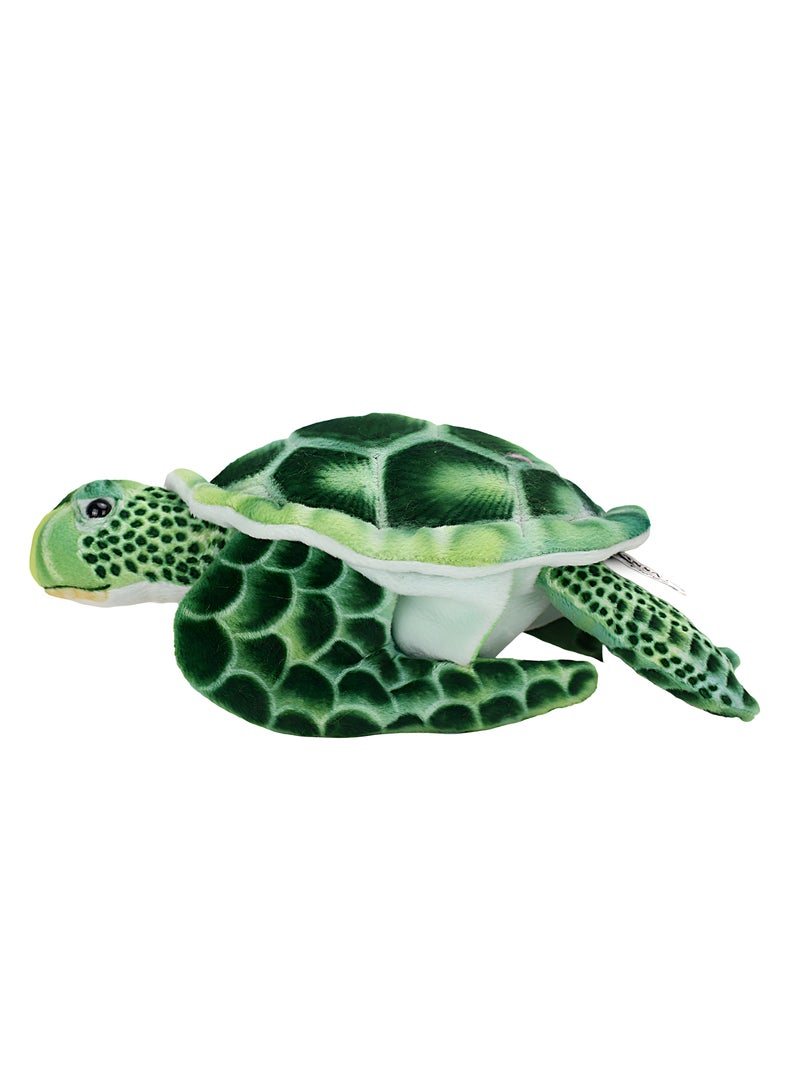 HANSA Green Turtle Puppet – Realistic Handcrafted Animal Puppet for Interactive Play and Storytelling, Ideal for Teachers and Kids - Image 5
