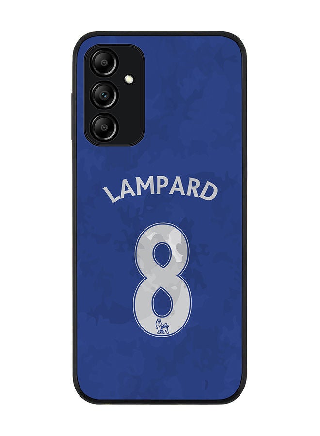 Stylizedd Rugged Black edge case for Samsung Galaxy M14 5G Slim fit Soft Case Flexible Rubber Edges Anti Drop TPU Gel Thin Cover -  Lampard Jersey - Image 1