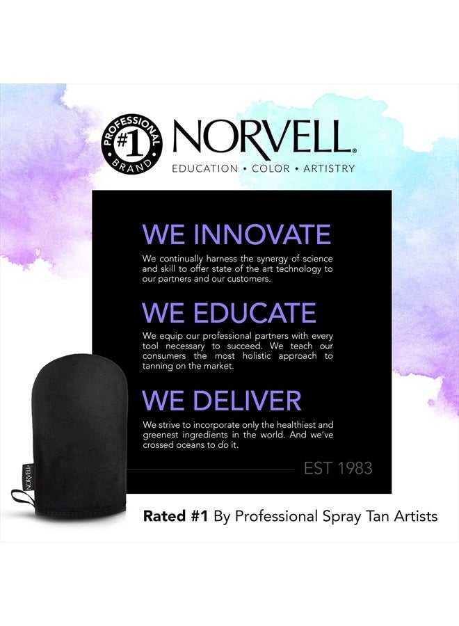 norvell Sunless Streak free Self Tanning Washable Applicator Blending Tan Mitt - Image 3