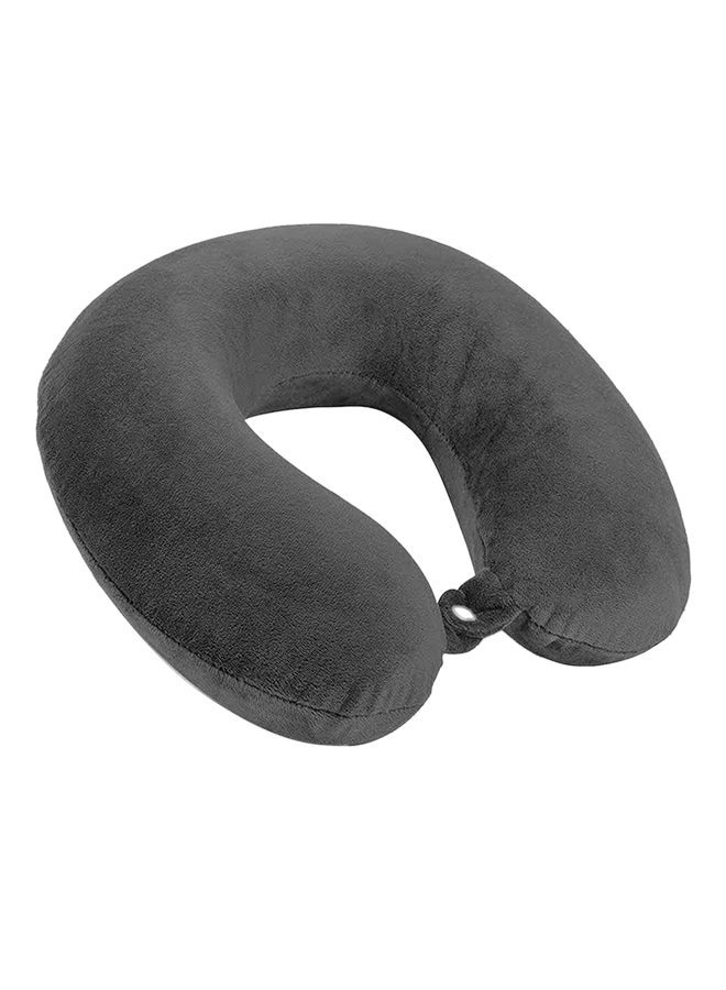 Velvet Neck and Travel Pillow Light Gray - Image 1