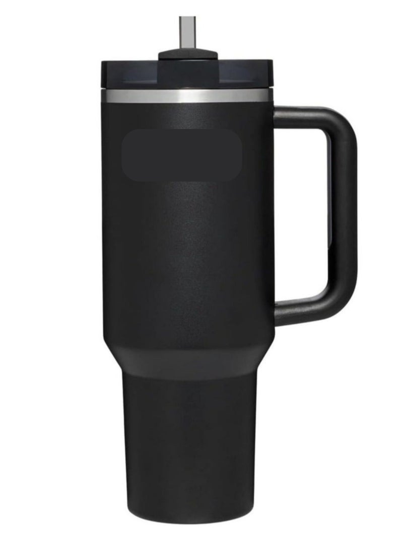 HAVEN 40 oz Tumbler with Handle and Straw Lid – Stainless Steel Insulated Cup with Accessories - Image 1