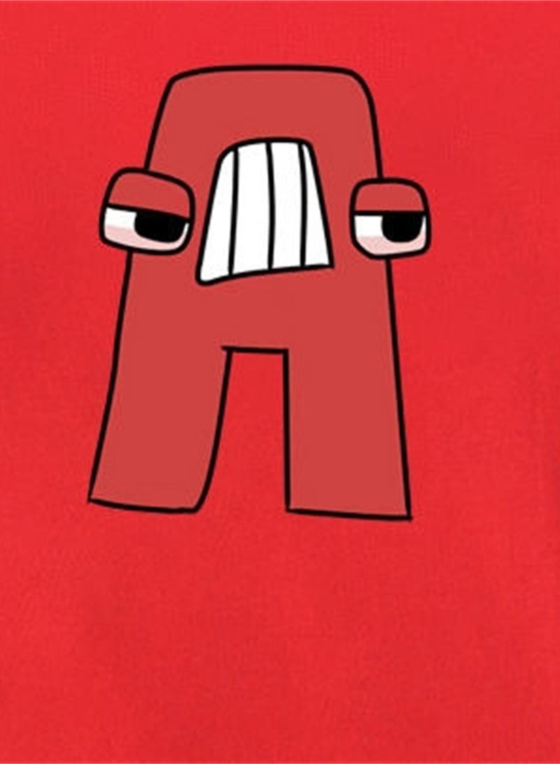 تي شيرت للأطفال بطباعة رقمية ثلاثية الأبعاد من Cartoon Letter Legend مخصص للتنفس - Image 3