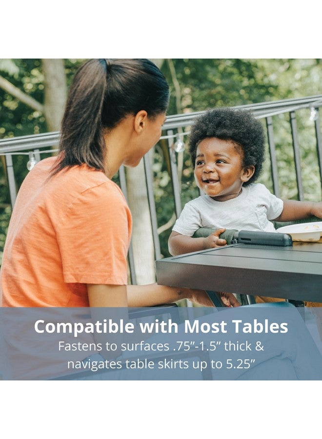 Chicco FastLock® Hook-On High Chair, Portable High Chair for Babies and Toddlers, Sets up in Seconds | Black/Black - Image 4