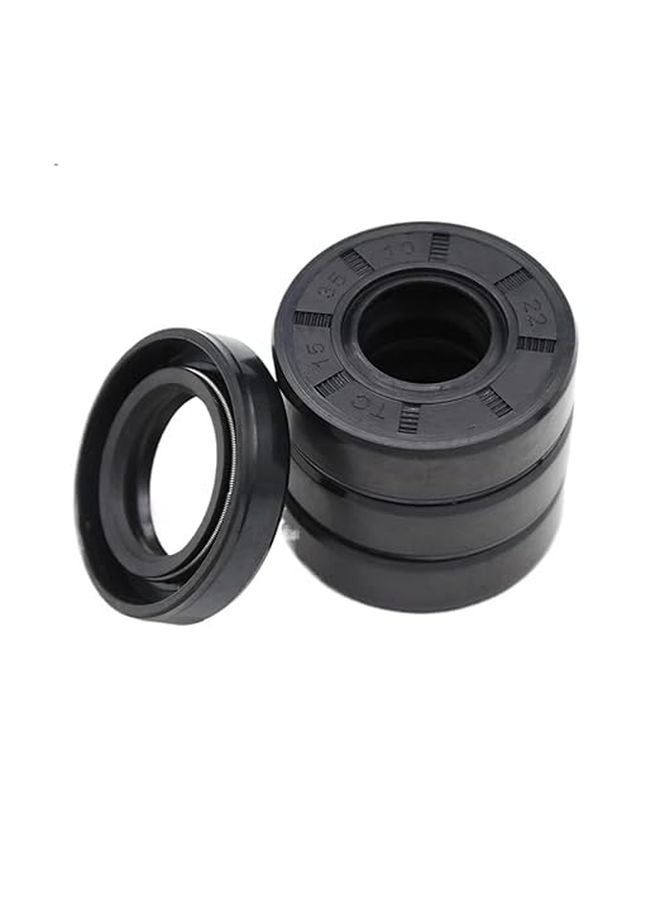 Nitrile Double Lip Oil Seal 2pcs 22x45x10mm NBR Rubber Shaft Seal - Image 1