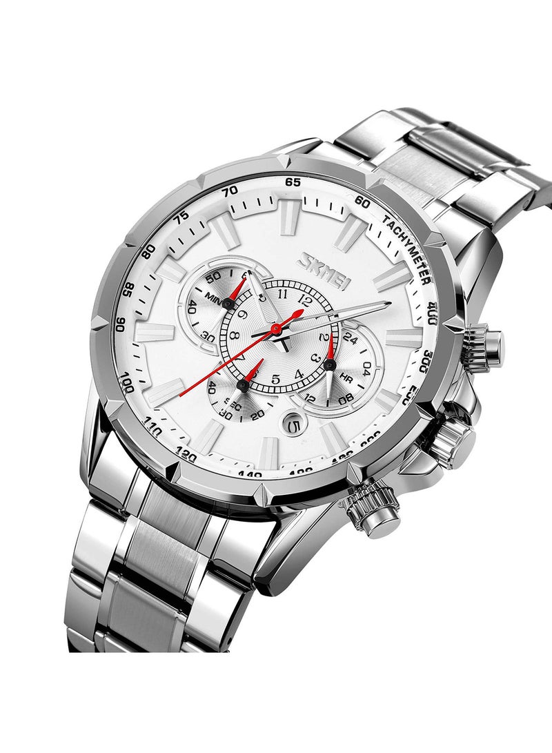 Men's Luxury  Stainless Steel Waterproof Watch 1429SISI - Image 2