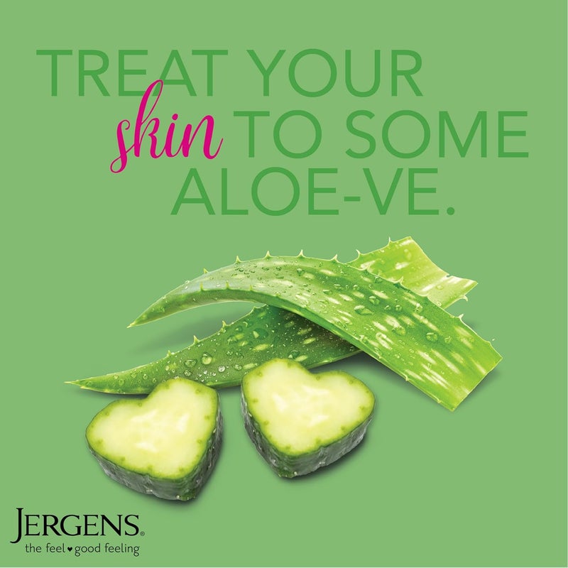 Jergens Soothing Aloe Lotion with Cucumber Extract, 600 ml - Image 3