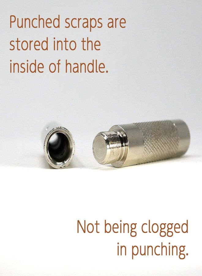 بولاريس مثقاب حزام جلدي مصنوع في اليابان، مزود بـ 14 حجمًا من شفرات التثقيب القابلة للتبديل، أداة يابانية أصلية من ماركة POLARIS - Image 4