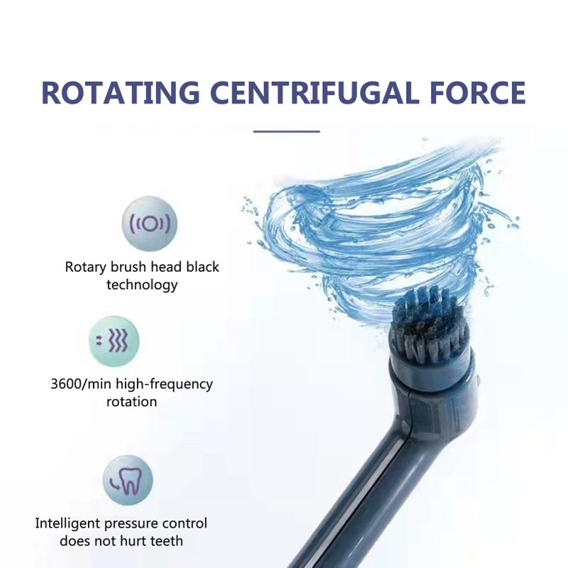 Electric Rechargeable Rotating Toothbrush Intelligent Timing Two-speed Cleaning IPX7 Waterproof Oral Care - Image 4