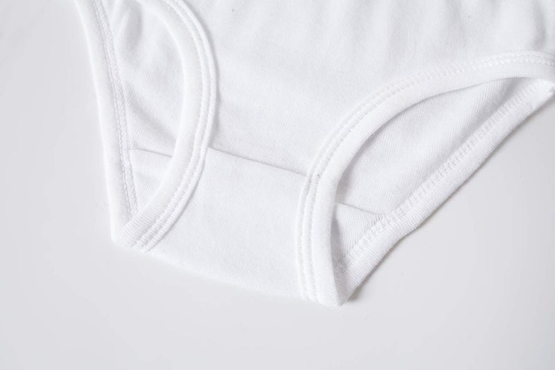 Winging Day Packs of 6 Big Girls Panties White Underwear Size 14 - Image 5