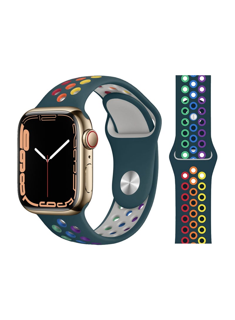 Perfii 3pcs Watch Bands Replacement for Apple Watch Strap Compatible with Apple Watch 49/46/45/44/42mm Series 10/9/8/7/6/5/4/SE/Ultra - Image 3