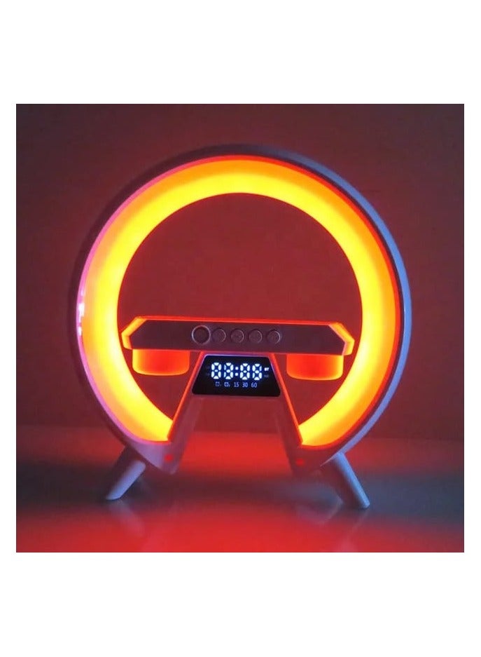 Speaker is a music player with multi-colored lighting and attached to a wireless charging base with a wonderful and beautiful design - Image 2