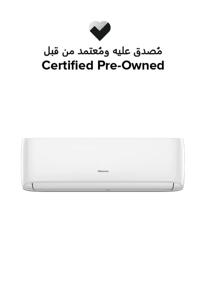 Hisense Certified Pre Owned - 1.5 Ton Inverter Split Air Conditioner 1800 W AS-18TF4RBTCA00 white - Image 1