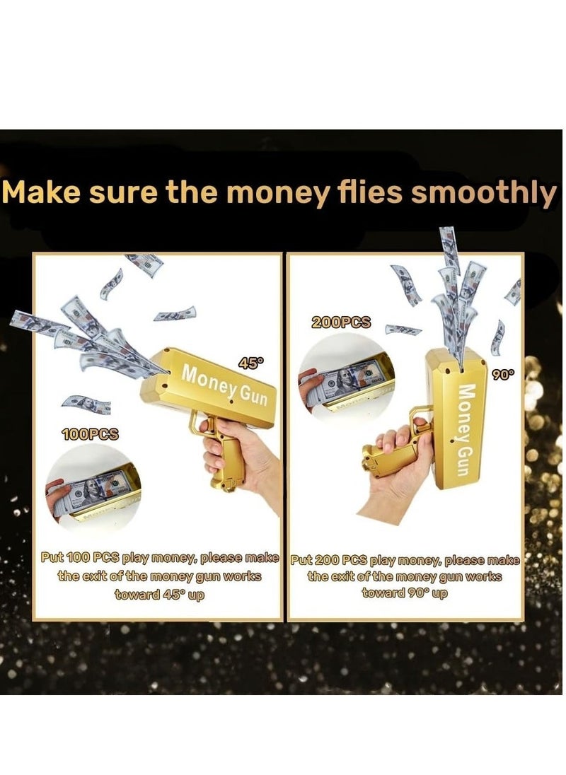 ELTRAZONE Handheld Money Gun Cash Shooter for Parties & Events | Fun Paper Toy for Celebrations, Photoshoots, and Themed Parties | Ideal for Birthdays, Weddings, Festivals, and Special Occasions | Unique Party Favor Gift Idea - Image 4