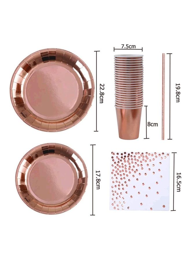 مجموعة لوازم الحفلات مكونة من 146 قطعة - Image 2