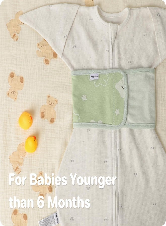 Knirose 100% Organic Cotton Snuggle Strap, a Zipadee-Zip Accessory Adjustable for Wearable Swaddle Blankets, Baby Belly Band for Baby Swaddle Sacks for Newborn Baby Boys Girls 0-6 Months, Fits-All, Teddy Bear - Image 3