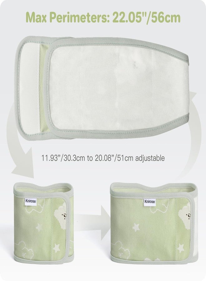 Knirose 100% Organic Cotton Snuggle Strap, a Zipadee-Zip Accessory Adjustable for Wearable Swaddle Blankets, Baby Belly Band for Baby Swaddle Sacks for Newborn Baby Boys Girls 0-6 Months, Fits-All, Teddy Bear - Image 4