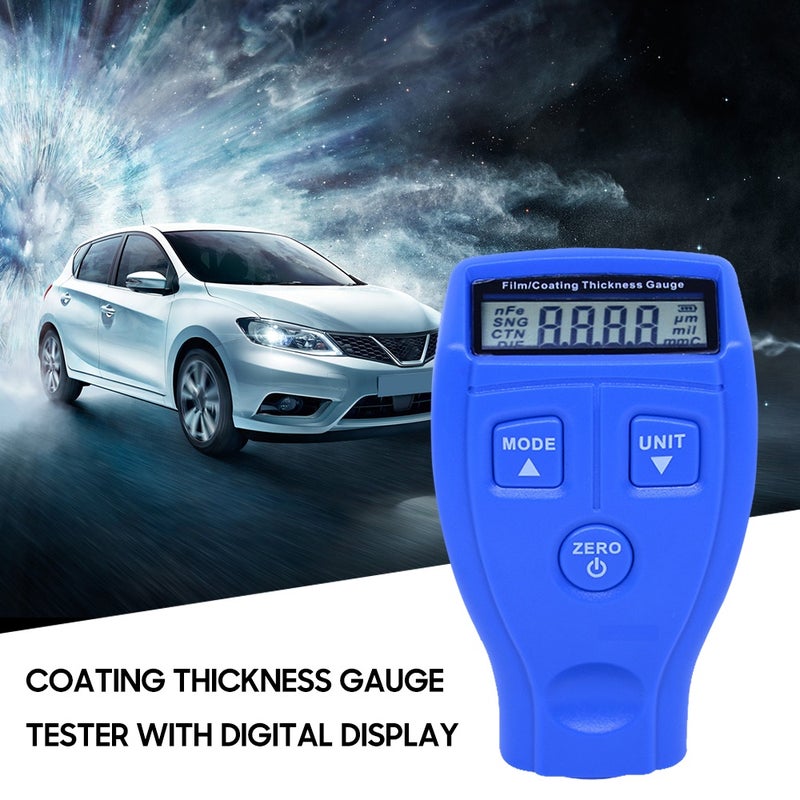 Coating Thickness Gauge Car Paint Film Thickness Tester Measuring Tool with Digital Backlight LCD Display - Image 5