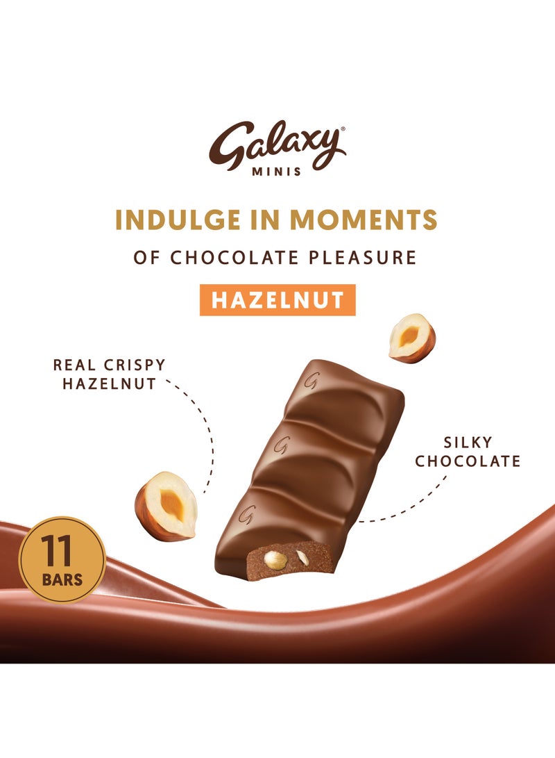 Galaxy Chocolate Minis Hazelnut Mini Chocolate Bars 137.5g - Image 2