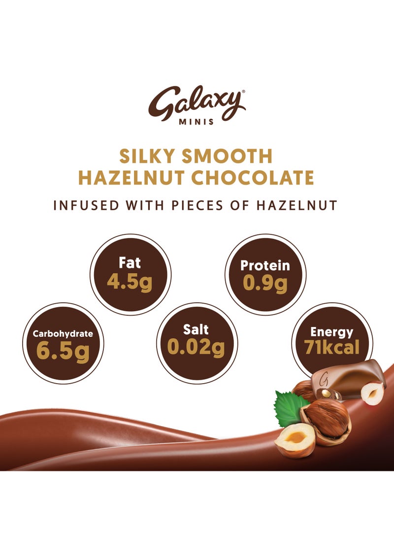 Galaxy Chocolate Minis Hazelnut Mini Chocolate Bars 137.5g - Image 4