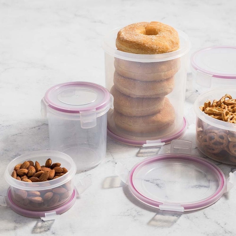 Komax Biokips Round Food Storage Container 240ml – Airtight & Leakproof – BPA-Free – Microwave, Freezer & Dishwasher Safe – Model C1 - Image 3