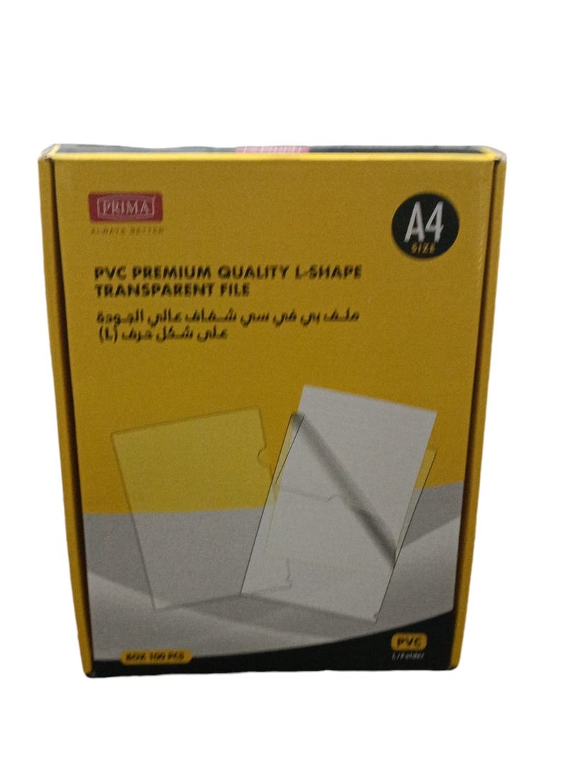 PRIMA 100-Piece File Folder Clear  - Image 2