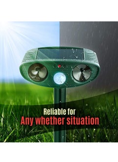 KASTWAVE Ultrasonic Animal Repeller, Solar Powered Animal Repellent, Waterproof Animal Deterrent Devices Outdoor Repels  - Image 3