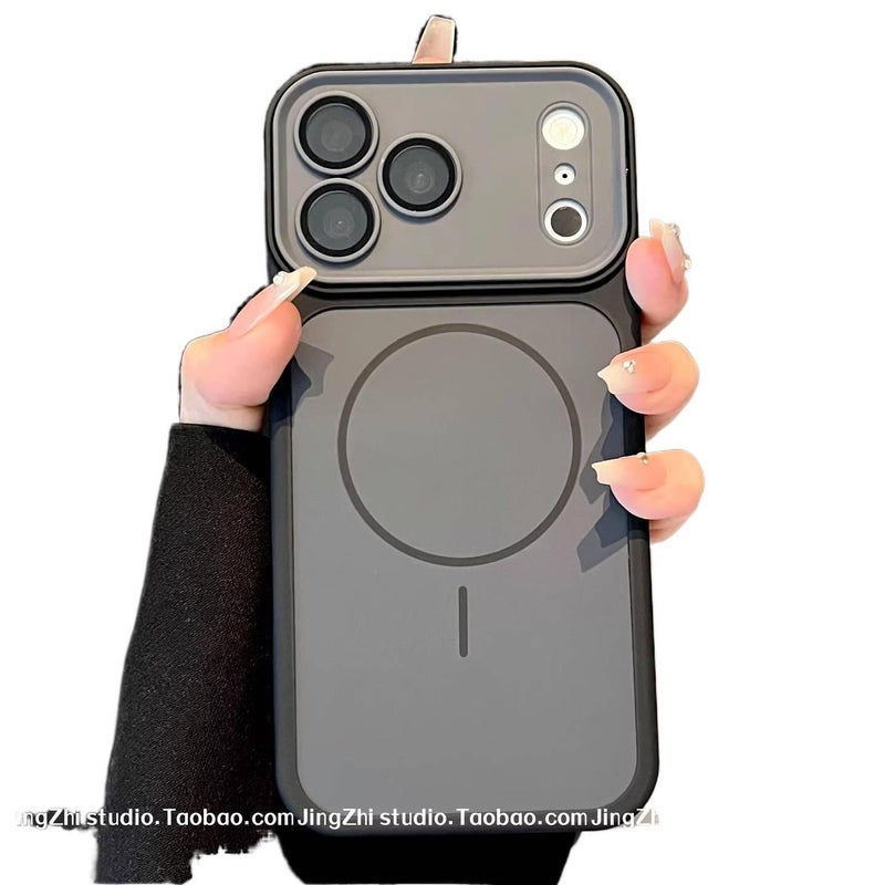 Acrylic MagSafe Case for iPhone 14 / 14 Plus / 14 Pro / 14 Pro Max with Drop Protection and Strong Magnetic plus Shockproof plus Skin Feel plus Matte Finish in White - Veloris - Image 3