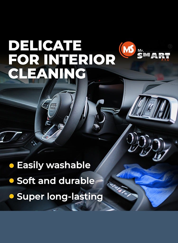 مستر سمارت منشفة تجفيف السيارات PVA من Mr.Smart، مصنوعة من الألياف الدقيقة، آمنة على الطلاء، مع قدرة امتصاص مُحسّنة - Image 4