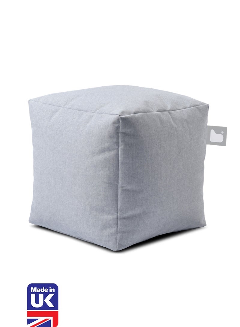 Extreme Lounging Extreme Lounging® - Original Pastel B-Box Pouf - Made in UK - Premium Quality Double Stitched Ottoman - UV Protected & Waterproof Stool, Ideal for Indoor & Outdoor Use - 40x40x40cm - Blue - Image 1