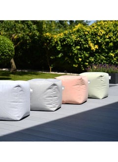 Extreme Lounging Extreme Lounging® - Original Pastel B-Box Pouf - Made in UK - Premium Quality Double Stitched Ottoman - UV Protected & Waterproof Stool, Ideal for Indoor & Outdoor Use - 40x40x40cm - Blue  - Image 5