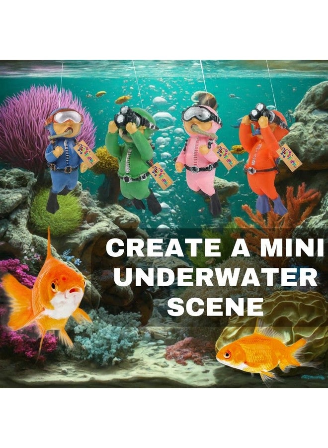 Western Era Diver Decor Adds A Touch Of Realism To Your Aquarium With Its Lifelike Underwater Theme. Featuring Vibrant Colors And Crafted From Non-Toxic Materials, This Aquarium. - Image 3