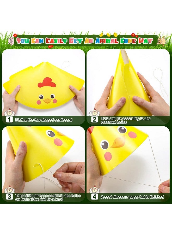 Zhanmai 30 Pcs Animal Themed Costume Headwear for Farm Kids Birthday Party Favor, DIY Photo Props Toddlers Baby Holiday Games Party Decoration, Horse, Chicken, Duck, Sheep, Cow, Pig - Image 5