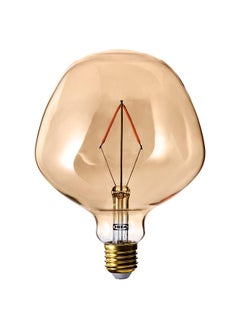 بيوينتي لمبة LED E27 120 لومن، زجاج شفاف بني على شكل جرس، 132 مم  - Image 1