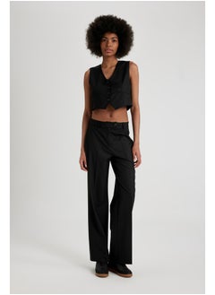 Woman Wide Leg Woven Trousers