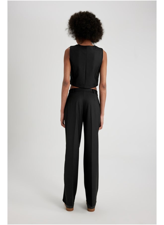 DeFacto - Woman Wide Leg Woven Trousers - Image 1