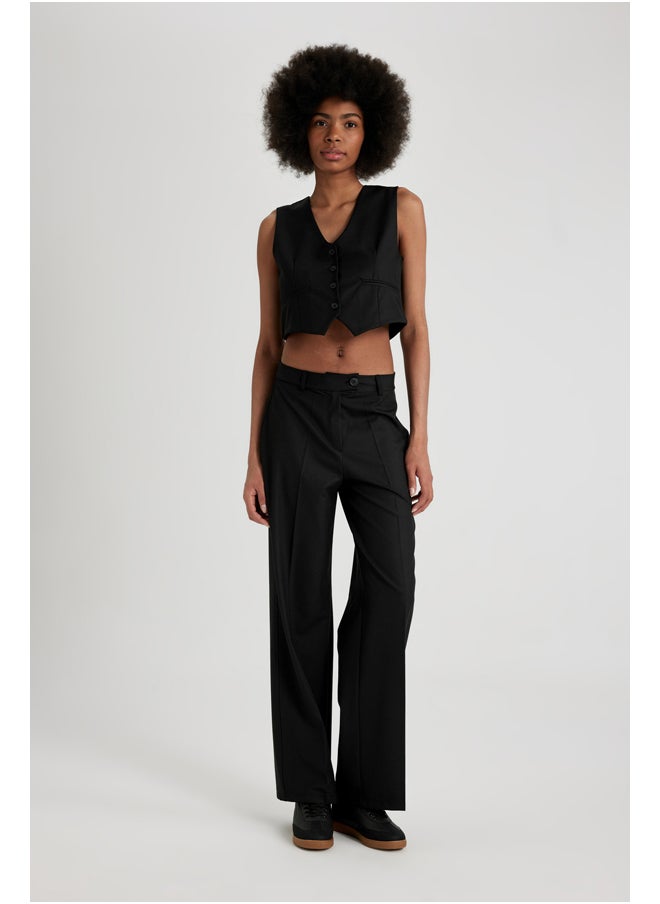 DeFacto - Woman Wide Leg Woven Trousers - Image 1