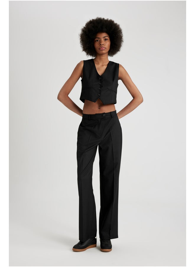 DeFacto - Woman Wide Leg Woven Trousers - Image 1