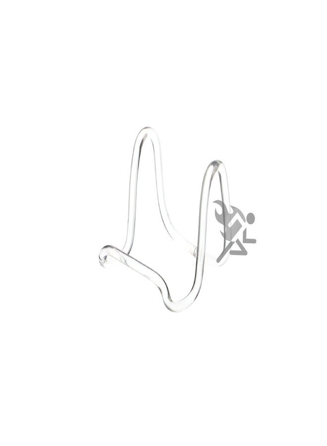 OnFireGuy Clear Acrylic Plate Display Easel 3" Rod, Qty: 1 - Image 1
